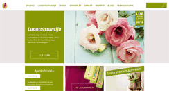 Desktop Screenshot of luontaistuntijat.fi